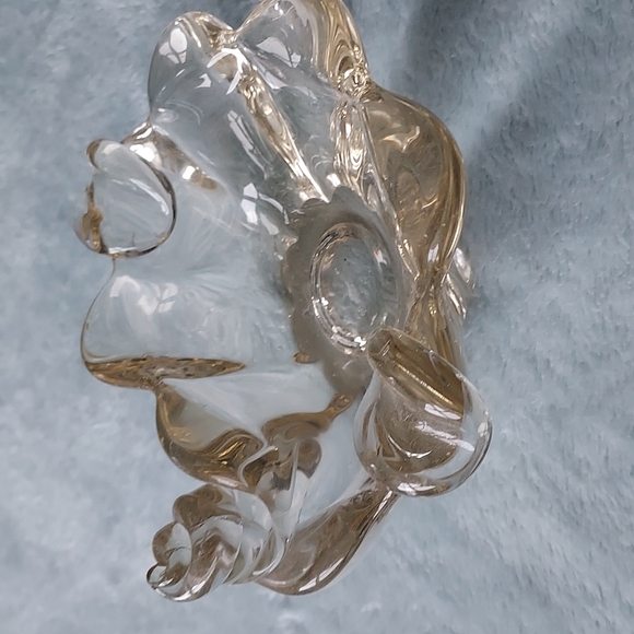 Art glass dish ashtray  .. beautiful retro vintage look - Picture 5 of 13